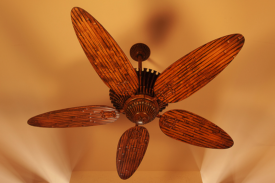 One of many beutiful cealing fans at property for sale, Praia de Moqiquiçaba, Bahia, Brazil